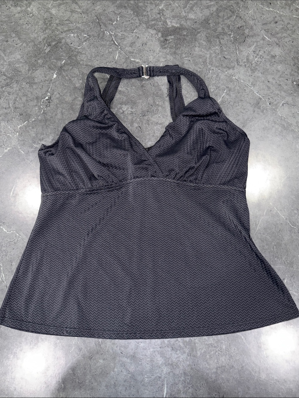 Caribbean Joe Women’s Black Tankini Top - Classic Support